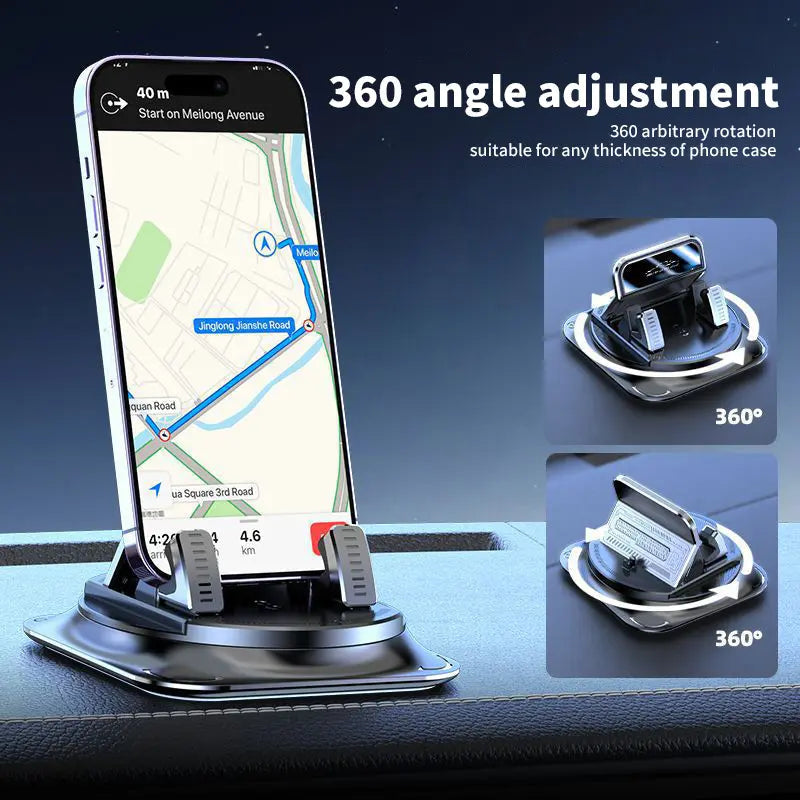 New Year 2026 Sale Is On Fire! Car phone holder 360 degree rotation, suitable for car navigation in-car dashboard