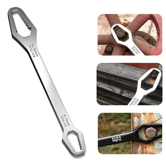 Universal 8-22mm Self-Tightening Torx Wrench, Double Head Multi-Function Repair Tool