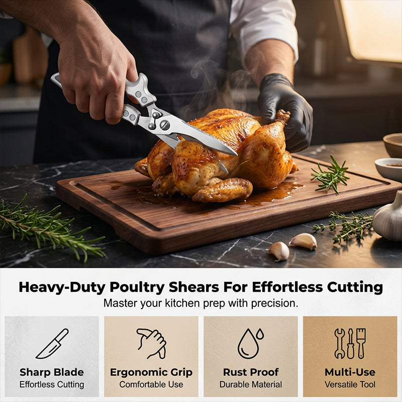 Heavy-Duty Multi-functional Kitchen Shears
