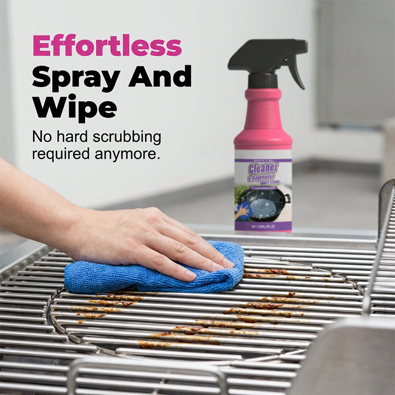 🔥Fast-Acting Heavy-Duty Grill Degreaser Spray🍢💦