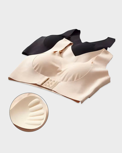 LAST DAY PROMOTION - 50% OFF Front Closure Cross-Back Wireless Posture Bra