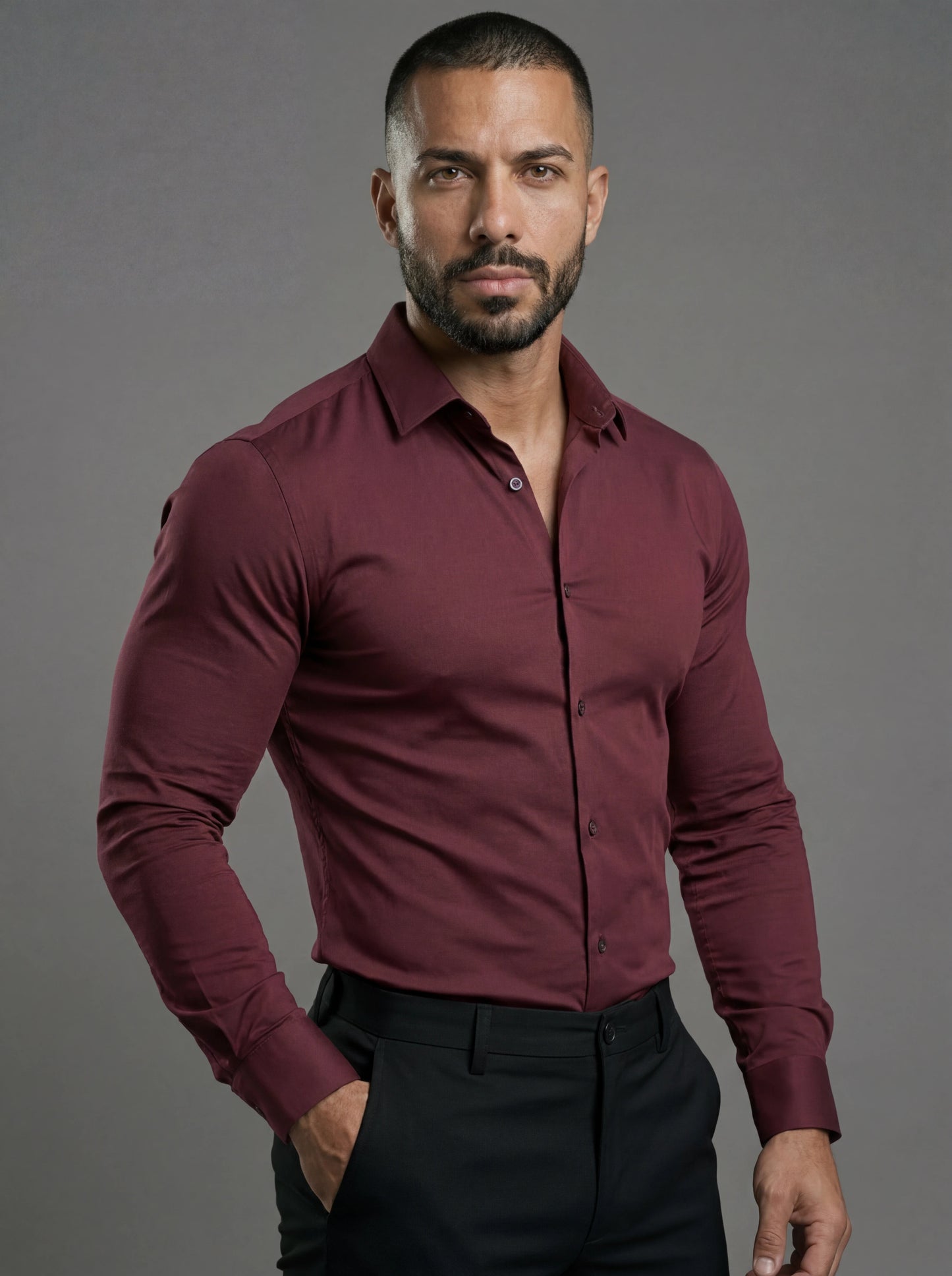 Muscle Dress Shirt - Stretch Fit